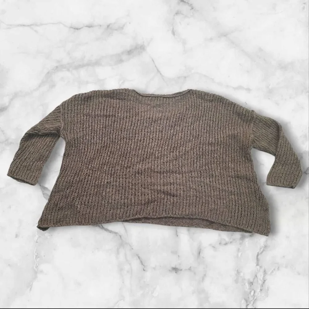 Free People Opal Brown Sweater Size XS